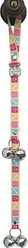 PoochieBells The Original Dog Training Potty Doorbell, Bone Appetite Pink