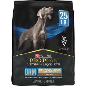 Purina Pro Plan Veterinary Diets DRM Dermatologic Management Naturals Dry Dog Food, 25-lb bag