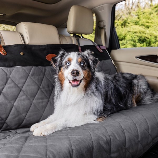 PetSafe Happy Ride Quilted Bench Car Seat Cover, Grey, Standard slide 1 of 7