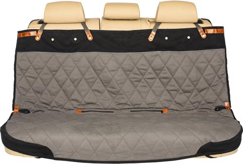 Show full view: PetSafe Happy Ride Quilted Bench Car Seat Cover, Grey, Standard slide 2 of 8