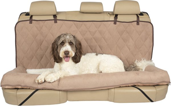 PETSAFE Happy Ride Car Seat Dog Bed Bucket, Brown, Large - Chewy.com