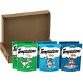 Temptations Classic Seafood Lovers Variety Pack Soft & Crunchy Cat Treats, 3-oz bag, case of 6
