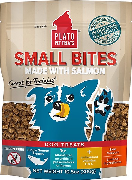 Plato Grain Free Slow Roasted Salmon Dog Treats Plato Grain Free Slow Roasted Salmon Dog Treats