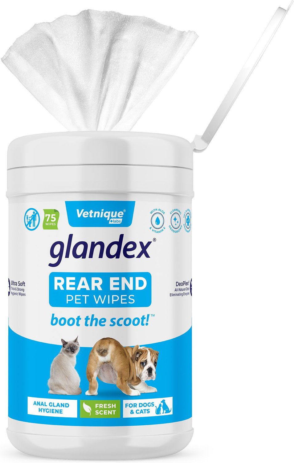 Vetnique Labs Glandex Anal Gland Soft Chews With Pumpkin Supplément De Fibres Probiotiques Pour