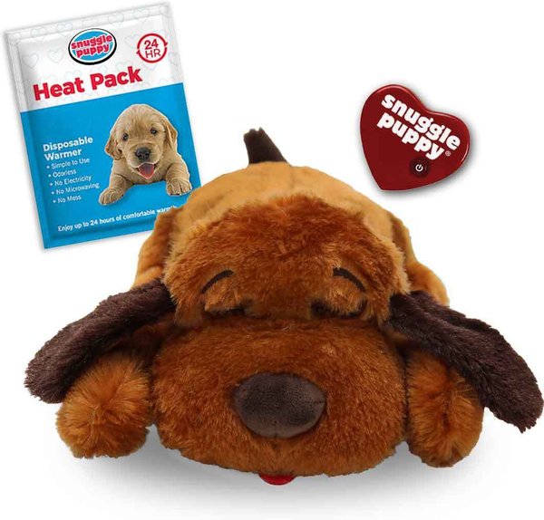 Snuggle Puppy Sleepy Time Behavioral Aid Dog Toy, Brown slide 1 of 9