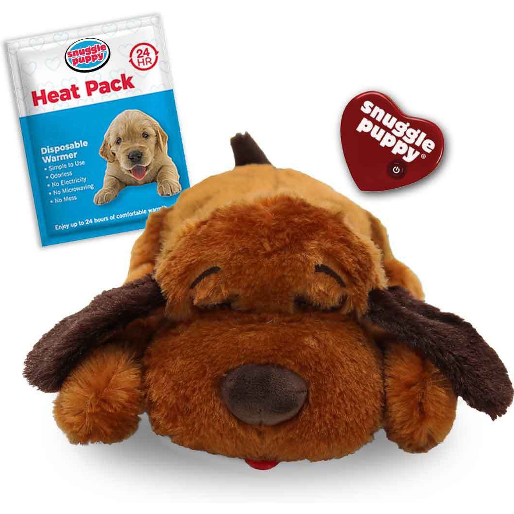 Pet Supplies Calming Stuffed Heartbeat Sleep Aid Behavioral Dog Toy Anxiety  Relief Durable Washable Cute Training