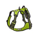 Chai's Choice Premium Outdoor Adventure 3M Polyester Reflective Front Clip Dog Harness, Green, Large: 27 to 32-in chest
