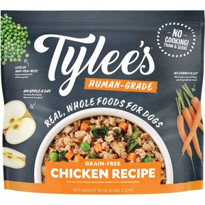 Tylee's Human-Grade Chicken Recipe Frozen Dog Food, 96-oz bag