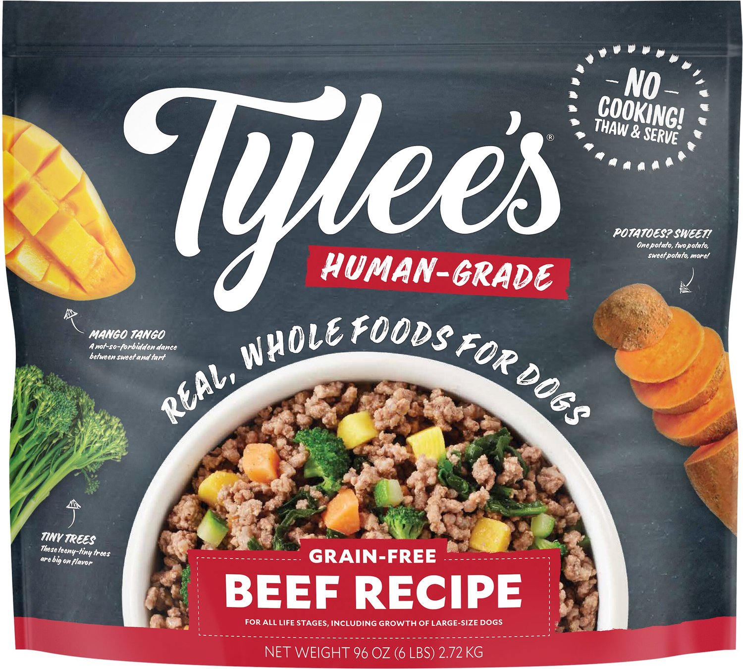 Tylee's Human-Grade Beef Recipe Frozen Dog Food