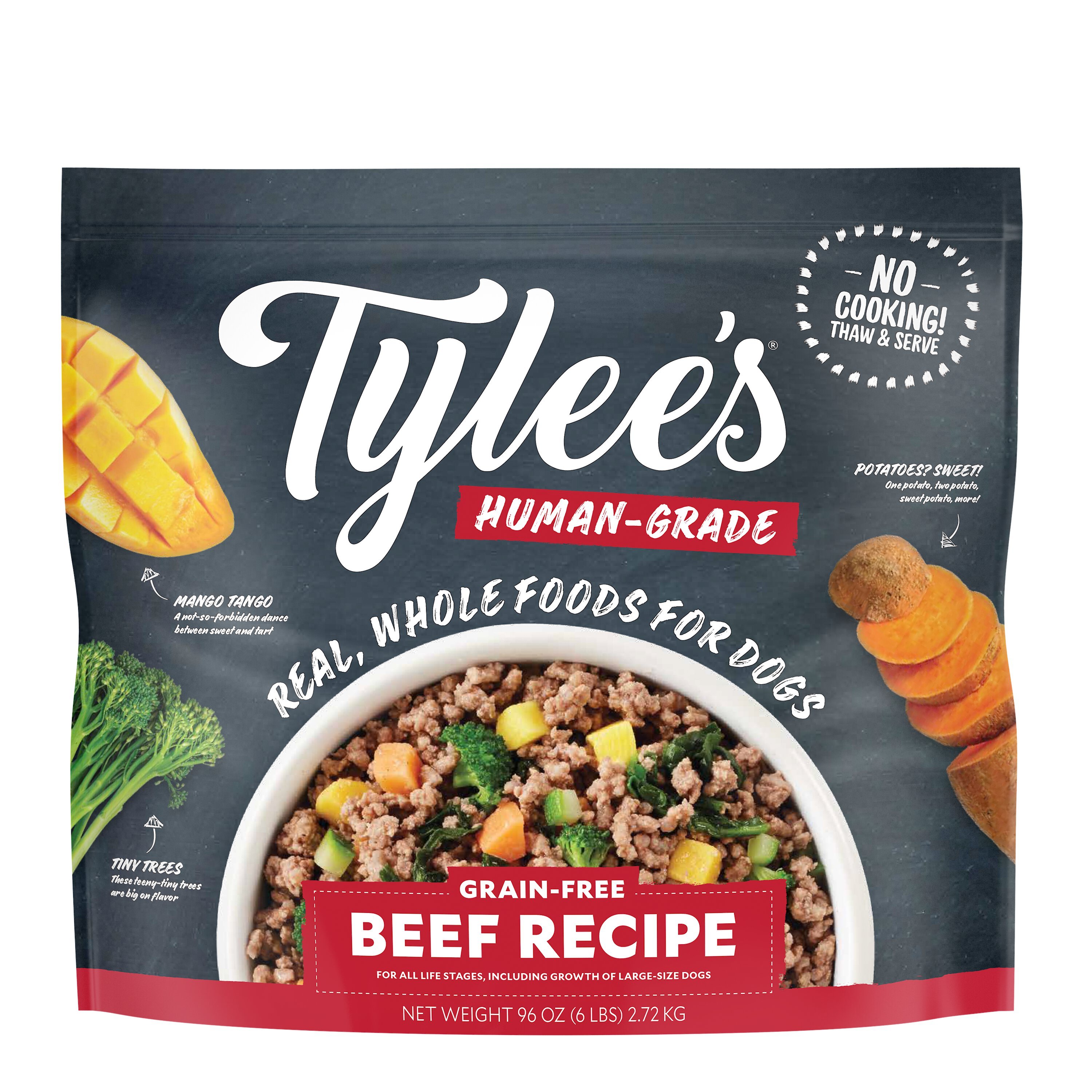 TYLEE'S HumanGrade Beef Recipe Frozen Dog Food Customer Questions