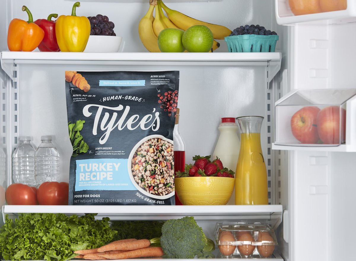 TYLEE'S HumanGrade Turkey Recipe Frozen Dog Food, 50oz bag