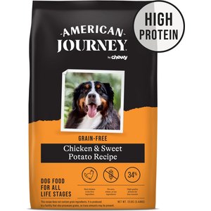 AMERICAN JOURNEY Grain Free Chicken Sweet Potato Recipe Dry Dog