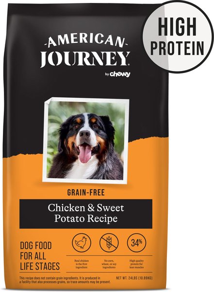 American Journey Chicken & Sweet Potato Recipe Grain-Free Dry Dog Food, 24-lb bag slide 1 of 10