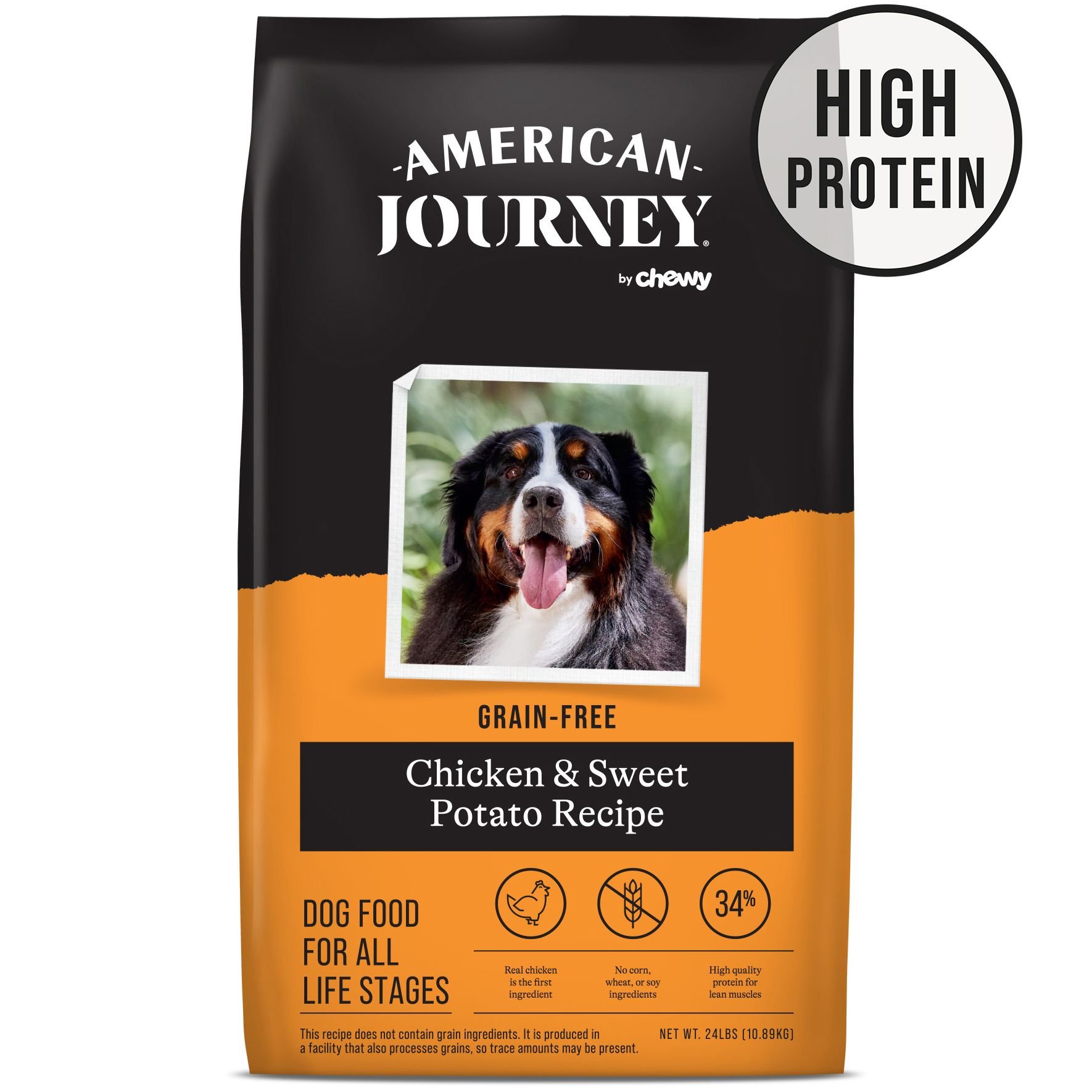 AMERICAN JOURNEY GrainFree Chicken & Sweet Potato Recipe Dry Dog Food