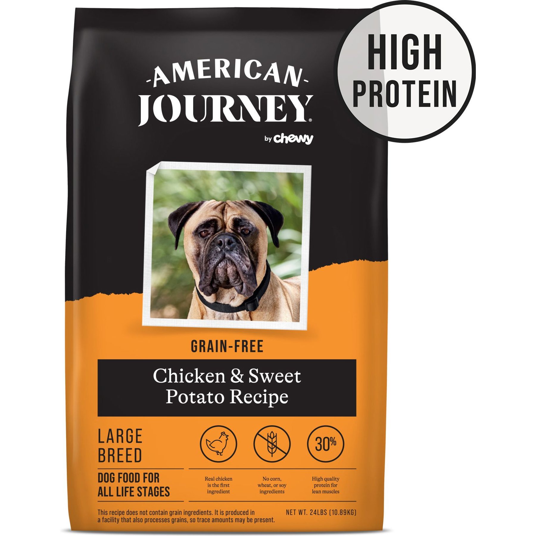 AMERICAN JOURNEY Grain Free Large Breed Adult Chicken Sweet