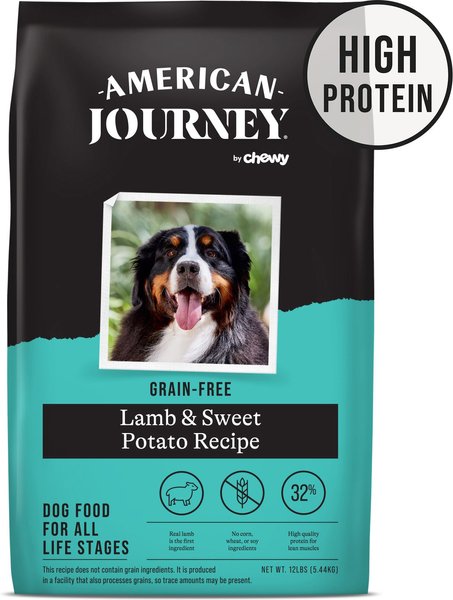 American Journey Lamb & Sweet Potato Recipe Grain-Free Dry Dog Food, 12-lb bag slide 1 of 10