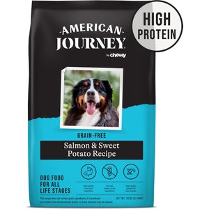 American Journey Salmon & Sweet Potato Recipe Grain-Free Dry Dog Food, 12-lb bag