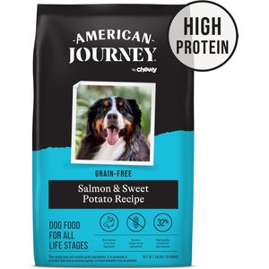 American Journey Grain-Free Salmon & Sweet Potato Recipe Dry Dog Food, 24-lb bag