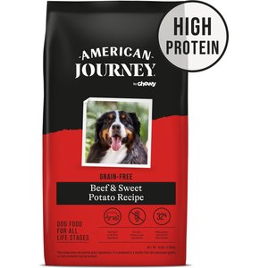 American Journey Beef & Sweet Potato Recipe Grain-Free Dry Dog Food, 4-lb bag