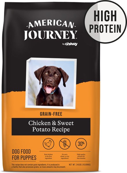 AMERICAN JOURNEY Grain Free Puppy Chicken Sweet Potato Recipe