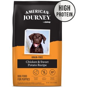 American Journey Puppy Chicken & Sweet Potato Recipe Grain-Free Dry Dog Food, 24-lb bag