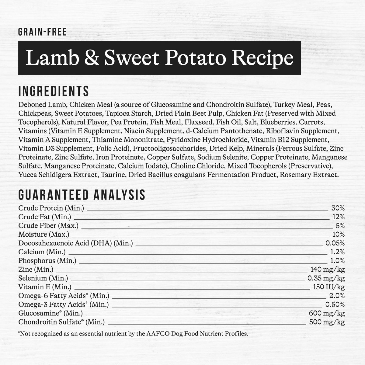 American journey dog food 2024 lamb and sweet potato