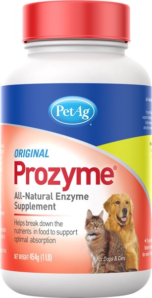 PetAg Prozyme Powder Digestive Supplement for Dogs & Cats, 454g container slide 1 of 5