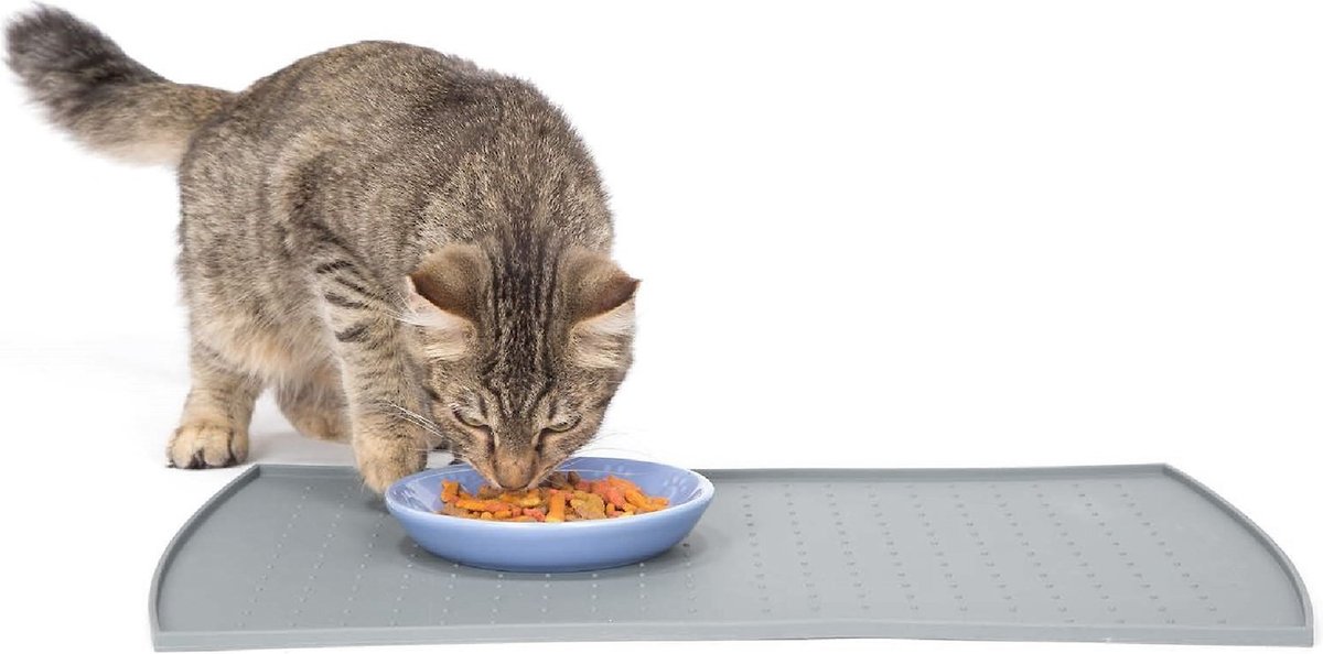 Large cat food outlet mat