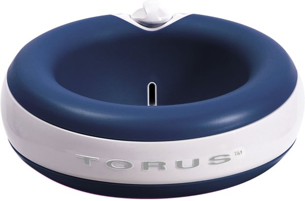 Torus Filtered Dog & Cat Water Bowl, Blue, 68-oz slide 1 of 11