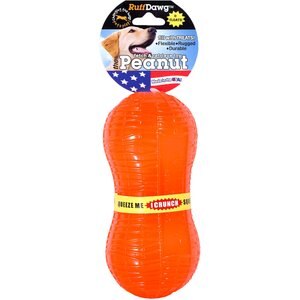 Ruff Dawg Crunch Peanut Treat Dispenser Dog Toy, Color Varies, Peanut