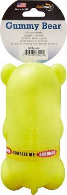 Show full view: Ruff Dawg Crunch Gummy Bear Treat Dispenser Dog Toy, Color Varies slide 4 of 6