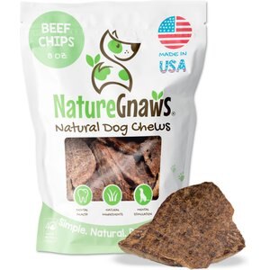 Nature Gnaws Sweet Potato Chips Natural Dog Chew Treats, 12-oz bag
