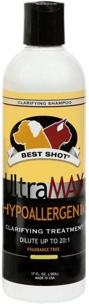 Best Shot UltraMax Hypoallergenic Clarifying Treatment Dog & Cat Shampoo