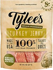 Tylee's Turkey Jerky Dog Treats, 8-oz bag