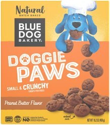 Blue Dog Bakery Doggie Paws Peanut Butter Dog Treats, 16.2-oz box