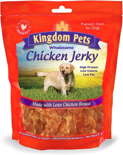 Kingdom Pets Chicken Jerky Dog Treats, 48-oz bag slide 1 of 7