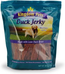 Kingdom Pets Duck Jerky Dog Treats, 40-oz bag
