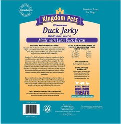 Kingdom Pets Duck Jerky Dog Treats, 40-oz bag slide 2 of 7