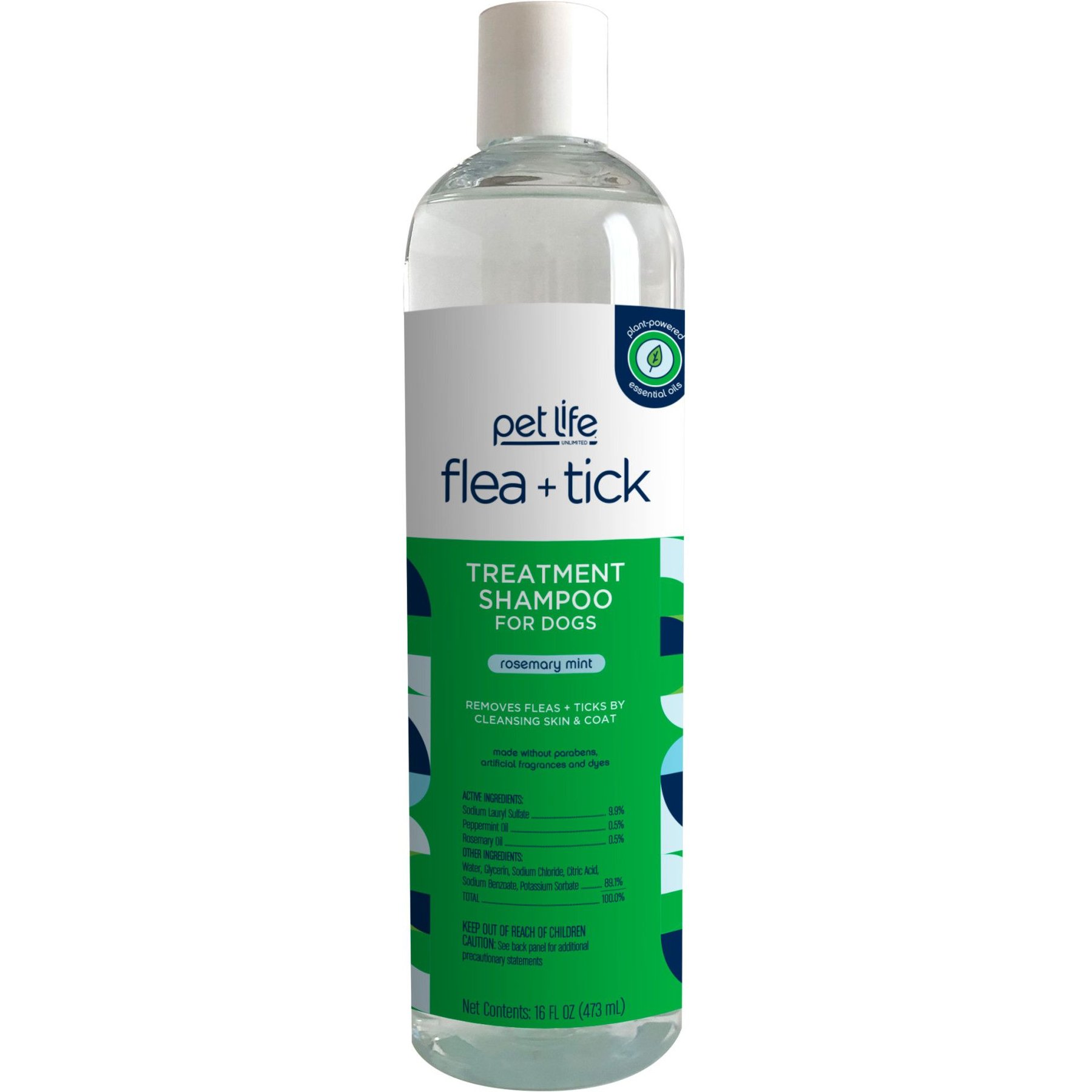 PET LIFE UNLIMITED Flea Tick Treatment Dog Shampoo 16 fl oz bottle Chewy