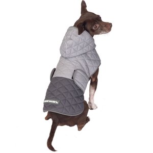 PETRAGEOUS DESIGNS Colorblock Radiator Fleece Dog Puffer Coat, Teal ...