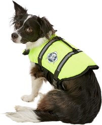 Paws Aboard Yellow Dog Life Jacket, Small