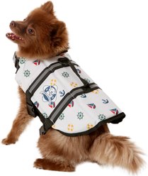 Paws Aboard Nautical Dog Life Jacket, Small