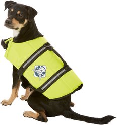 Paws Aboard Yellow Dog Life Jacket, Large