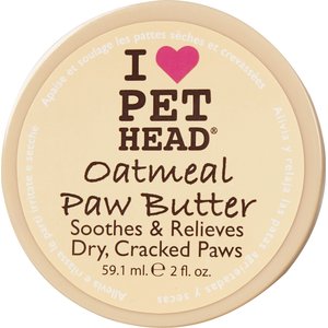 Pet Head Oatmeal Paw Butter Soothes & Nourishes Paws & Noses 2-oz
