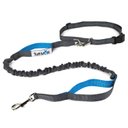 Tuff Mutt Hands-Free Bungee Leash, Gray & Blue