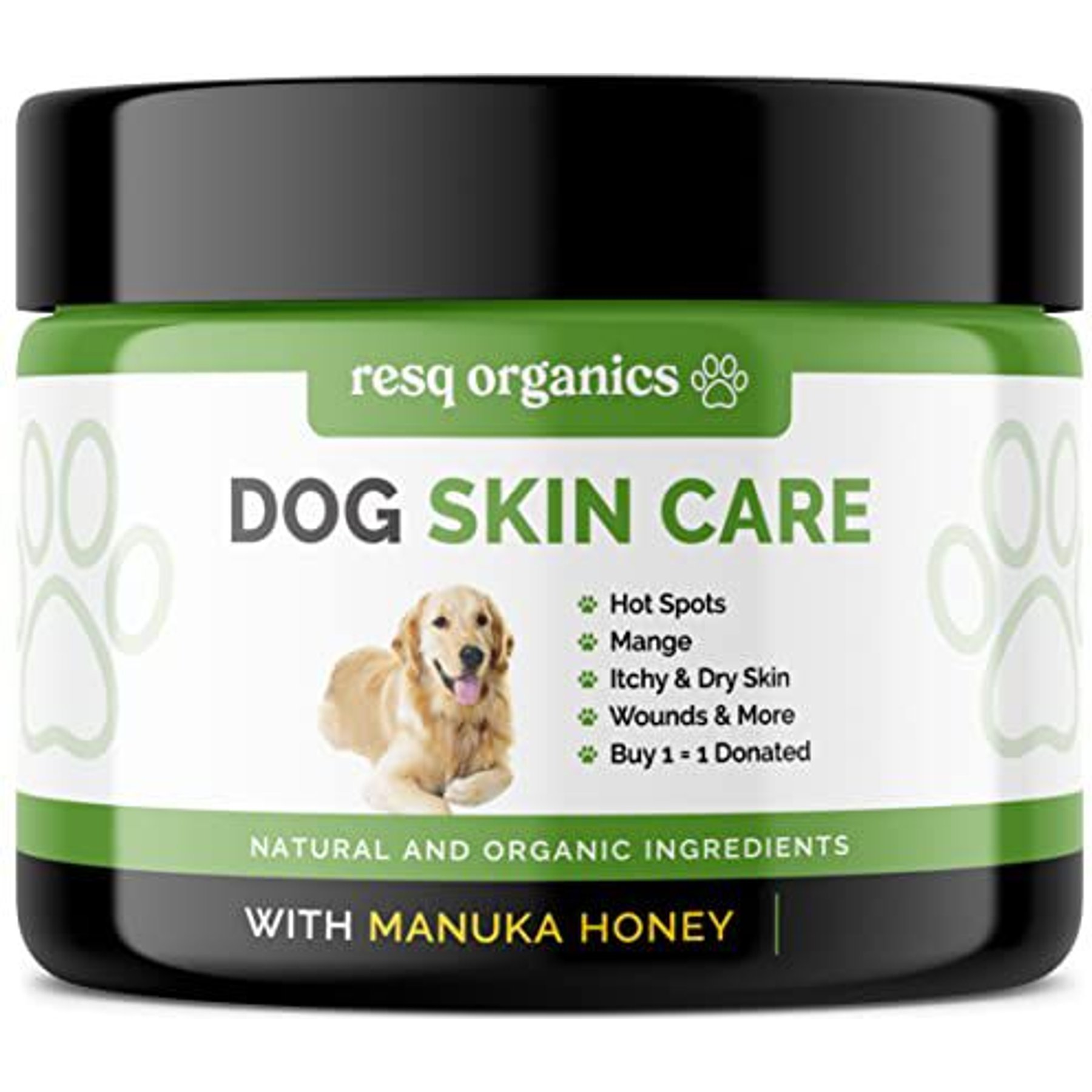 RESQ ORGANICS Dog Skin Care Balm 2 fl oz jar Chewy