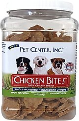 Pet Center Chicken Bites High Protein Dog Treats, 16-oz tub