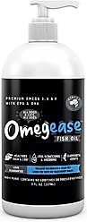 Finest for Pets Omegease Omega-Rich Fish Oil Dog & Cat Supplement, 8-oz bottle