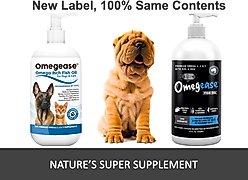 Finest for Pets Omegease Omega-Rich Fish Oil Dog & Cat Supplement, 32-oz bottle slide 2 of 7