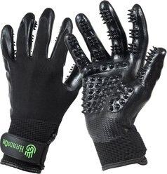 HandsOn All-In-One Pet Bathing & Grooming Gloves, Black, Junior slide 1 of 6